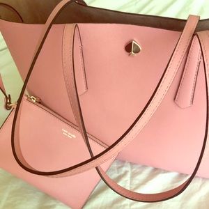 Pink Leather Kate Spade Molly tote